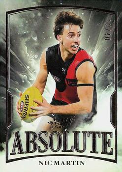 2024 Select AFL Footy Stars - Absolute Black #AB5 Nic Martin Front